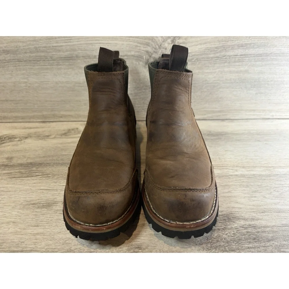 Men's Redhead 61 Romeo Leather Brown‎ Ankle Boots Size 8M Bone Dry Chukka